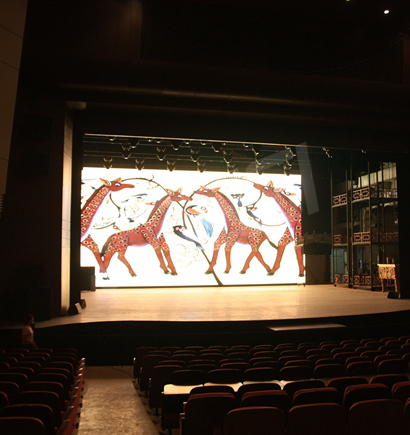 陜西西安易俗大劇院室內全彩屏