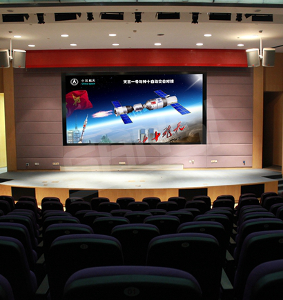 上海科技館室內全彩屏