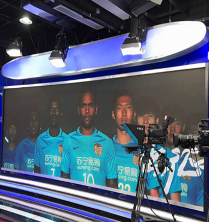 上海浦東PPTV體育直播中心室內全彩屏