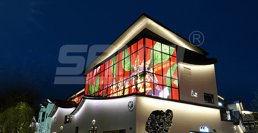 昆山大西門商業街8K創意屏