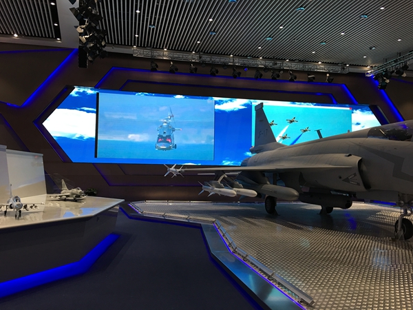 北京中航技術學院室內全彩顯示屏