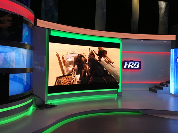 哈爾濱電視臺室內LED顯示屏