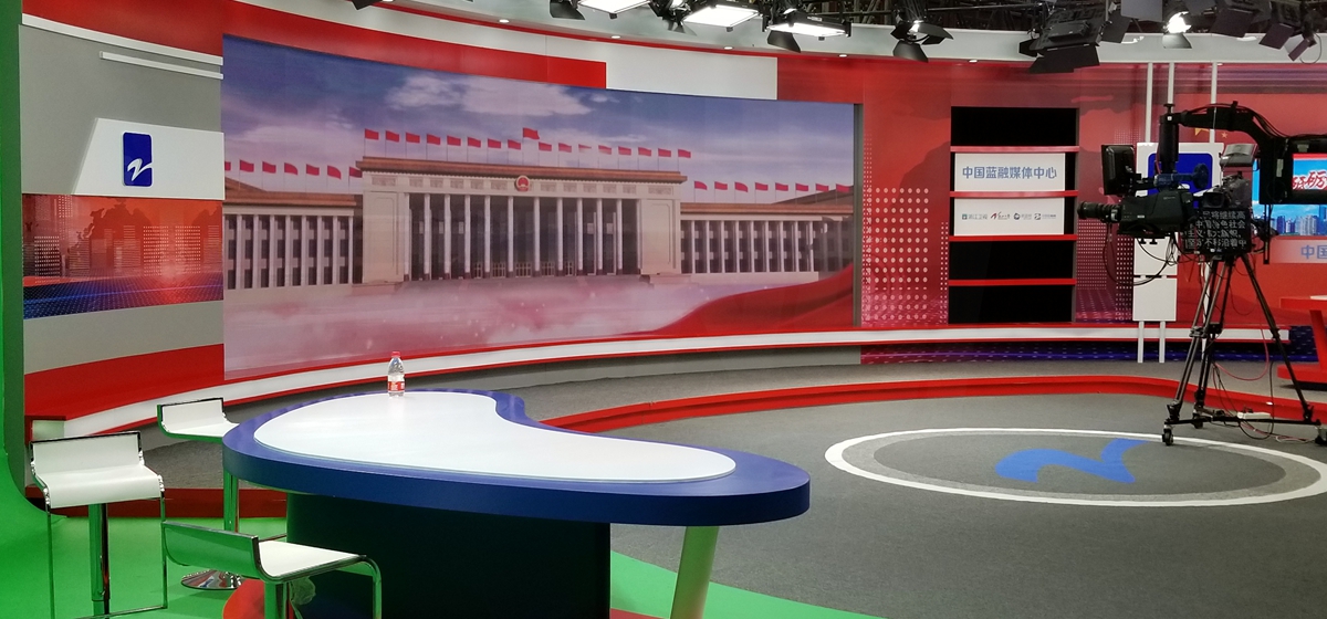 浙江電視臺室內全彩顯示屏