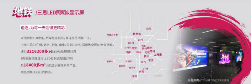 地鐵∣三思LED項目