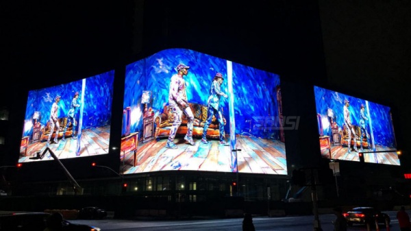 Figueroa,洛杉磯,加州戶外弧形大屏