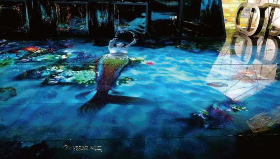 地磚屏,落地商業廣場,提升客流互動率