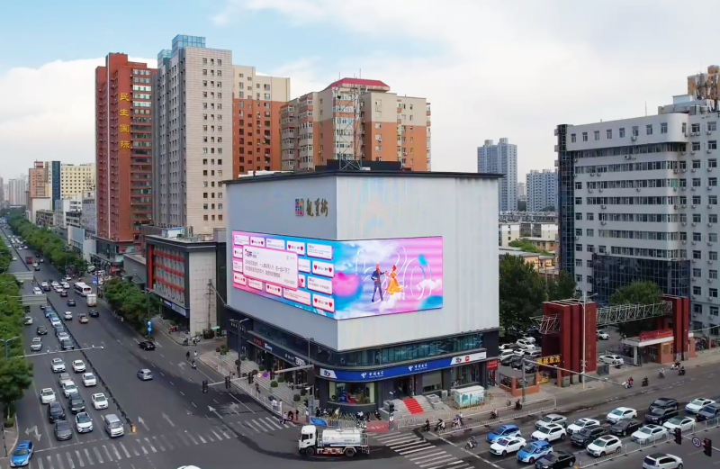 535㎡,裸眼3D大屏,亮相太原,三思顯示,打造商圈,新焦點(diǎn)