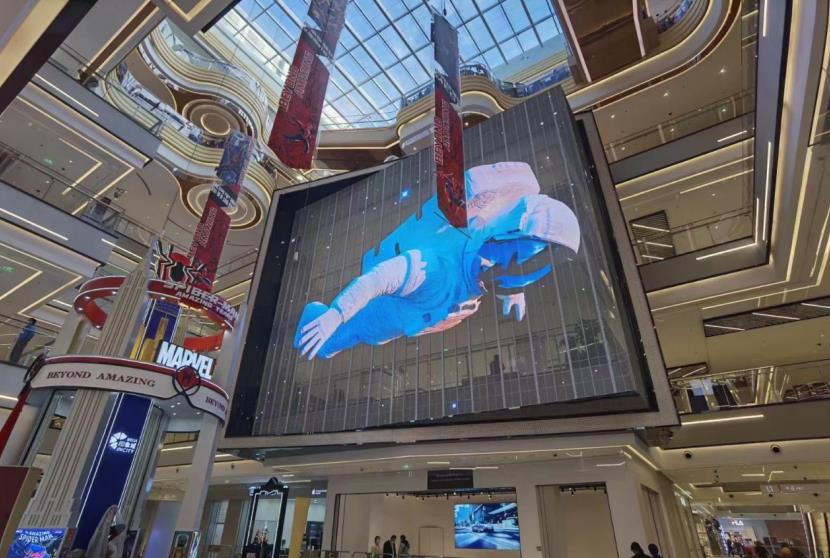 商場中庭新寵,室內LED大屏,品牌展示,核心載體