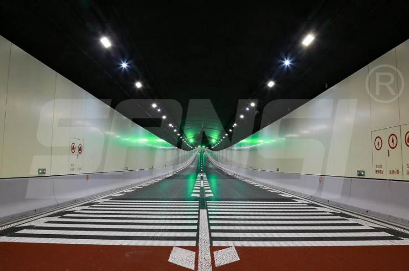 隧道照明項目,采用,智能調光節能